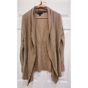 Banana Republic Loose Tan Slick Rock Cardigan M